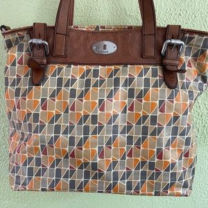 Key-Per Fossil Purse Messenger Bag